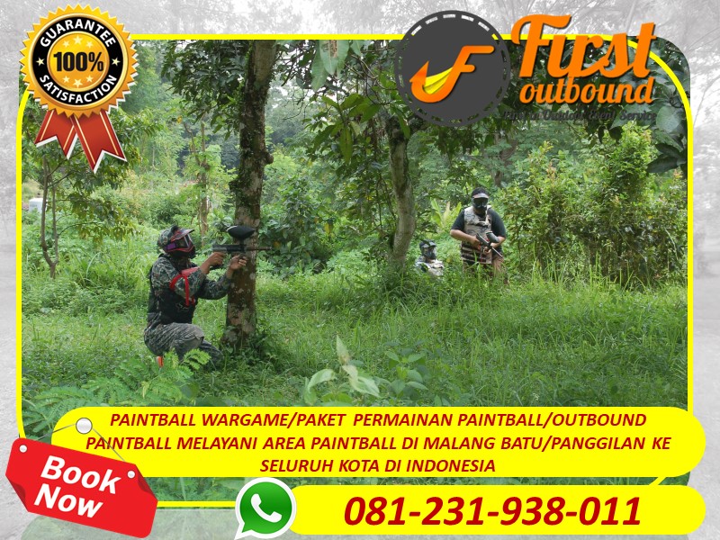 Paket Sewa Alat  Outbound Paintball  Batu Malang 